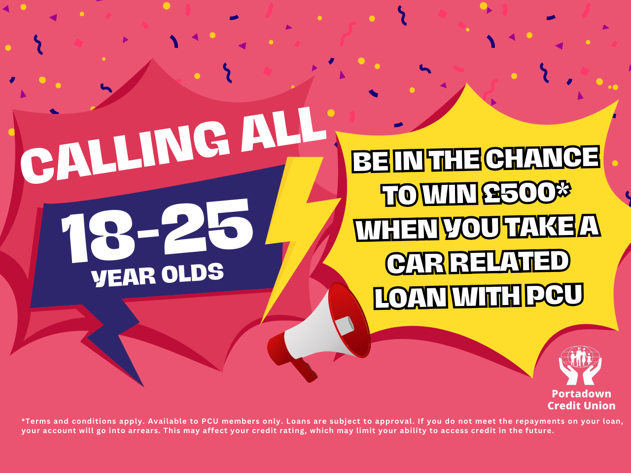 18-25 years old could win £500!*
