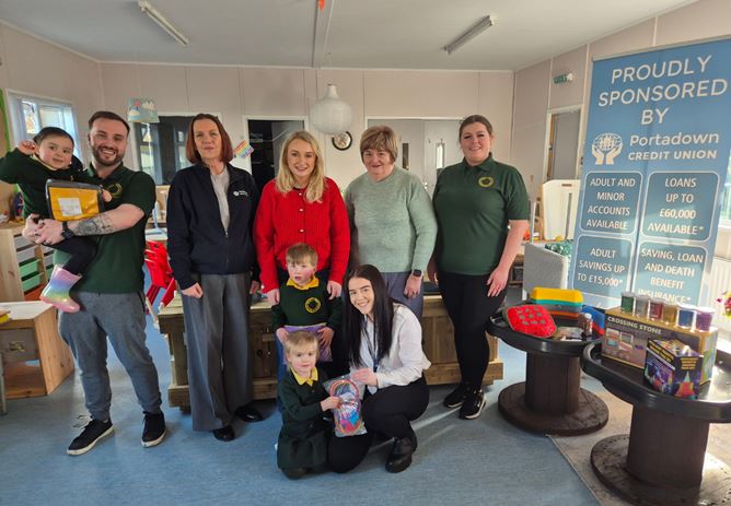 Recent donation helps Naíscoil Na Banna