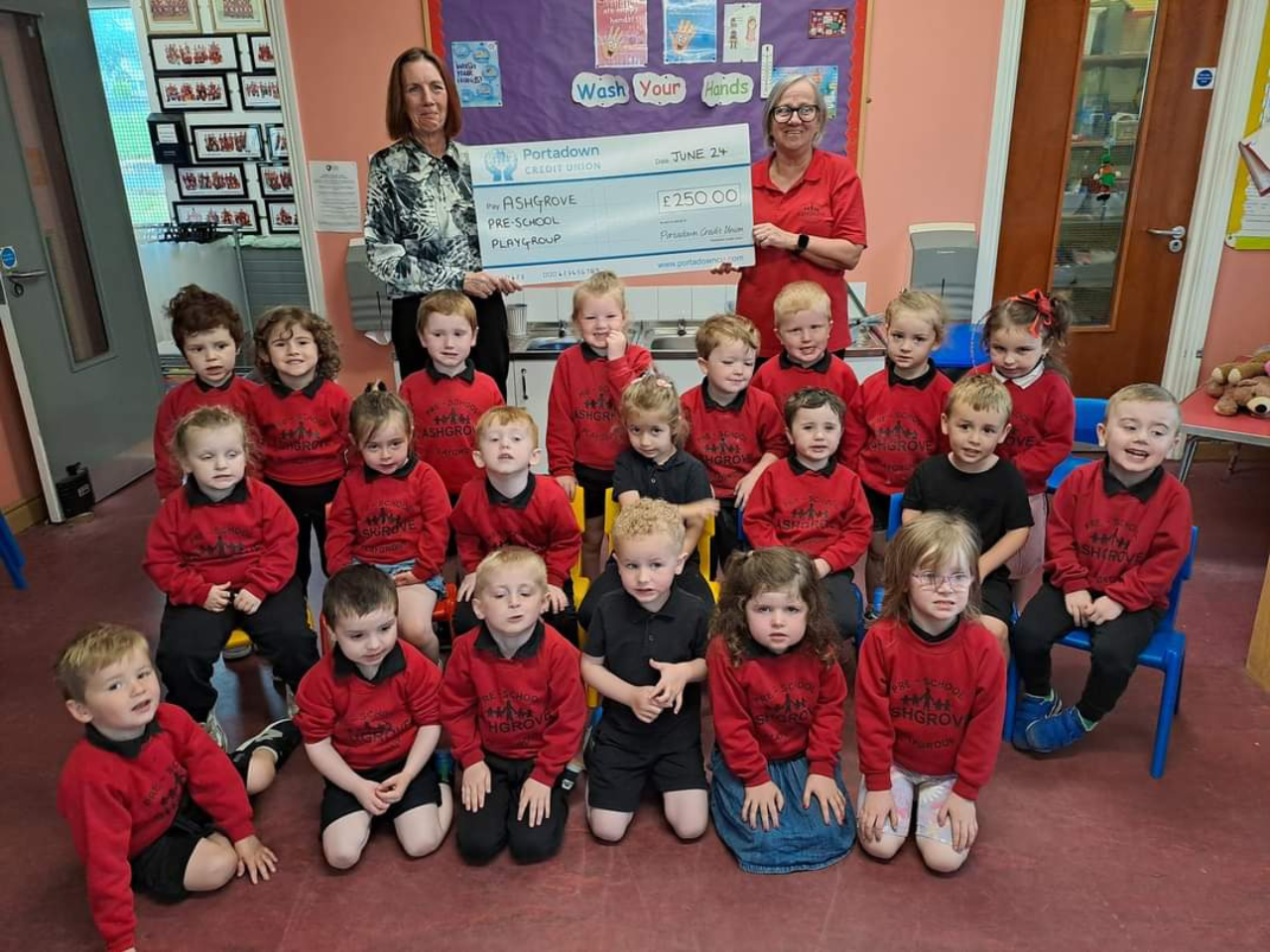 PCU donates to Ashgrove Pre-School Playgroup