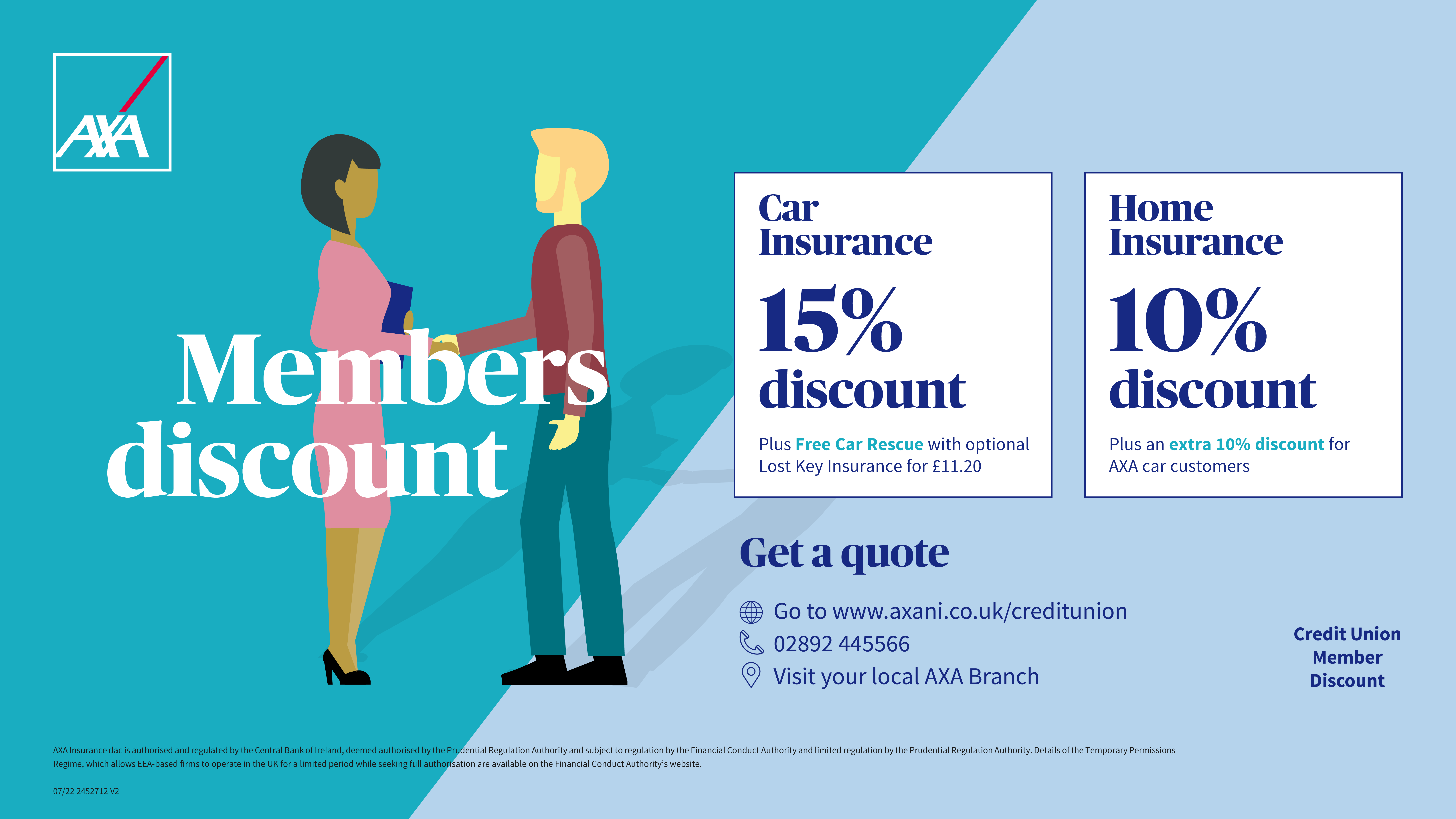 Save on your insurance with AXA!